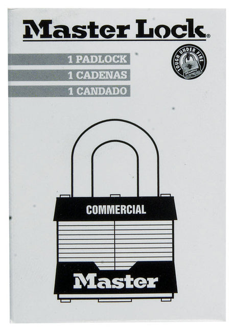 Master Lock 1-5/16 in. H X 1-9/16 in. W X 1-1/2 in. L Steel Double Locking Exterior Padlock, Pack of 6