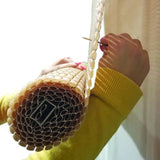 Radiance Vinyl Rollup Shade 30 in. W X 72 in. H Bamboo Cordless