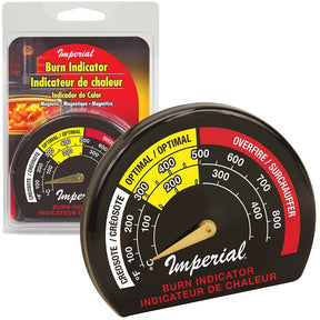 Imperial BM0135 Magnetic Thermometer, 100 to 850 deg F, 40 to 475 deg C, Analog Display