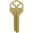 HILLMAN Kwikset Traditional Key House/Office Universal Key Blank Single Brown