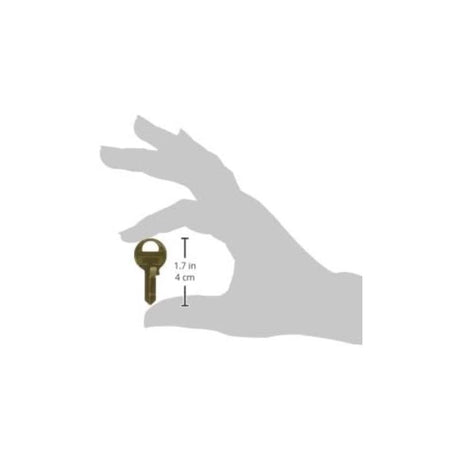Master Lock Padlock Key Blank Single Gold