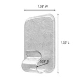 3M Command Adjustables Small Brushed Clear Plastic 6.75 in. L Clip 0.5 lb 14 pk