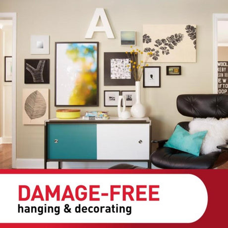 3M Command White Medium Picture Hanging Strips 12 lb 12 pk