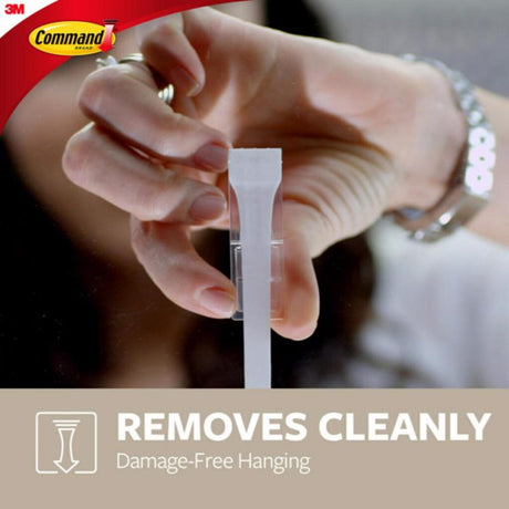 3M Command Stainless Steel Metal Small Hook 0.5 lb. cap. 4 pk