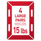 3M Command White Large Picture Hanging Strips 16 lb 12 pk