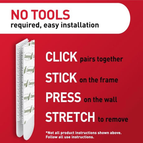 3M Command White Large Picture Hanging Strips 16 lb 12 pk