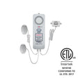 Techko White Plastic Safe Pool Alarm