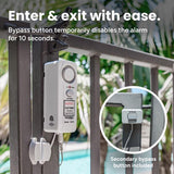 Techko White Plastic Safe Pool Alarm