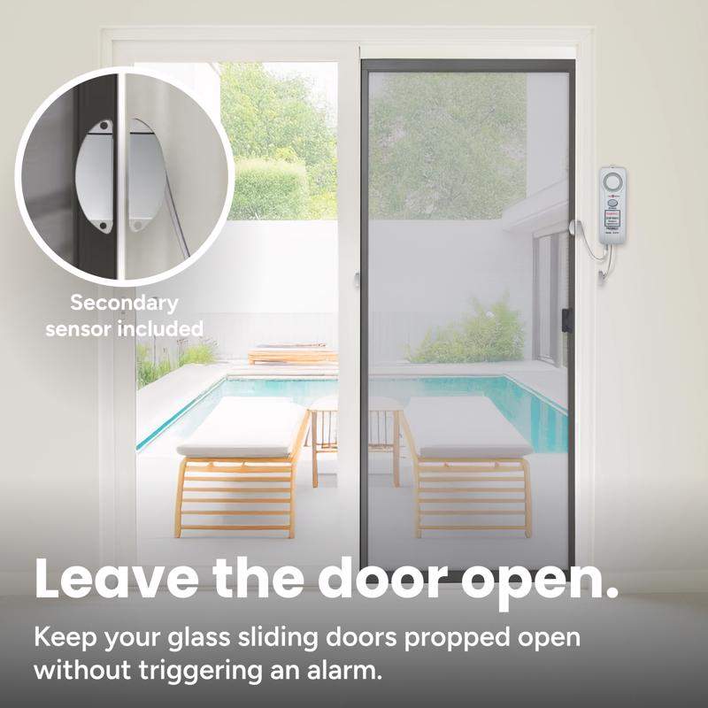 Techko White Plastic Safe Pool Alarm