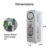 Techko White Plastic Safe Pool Alarm