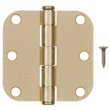 Ace 3-1/2 in. L Satin Brass Residential Door Hinge 3 pk