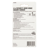 Ace 4 in. L Bright Brass Residential Door Hinge 1 pk