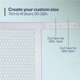M-D Building Products 36 in. L White Steel Door Grille 1 pc, Pack of 4