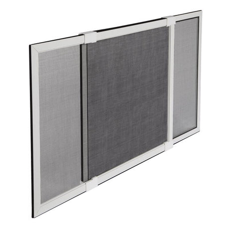 M-D Building Products White Aluminum Adjustable Screen 15 in. W X 37 in. L 1 pk, Pack of 8