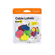 Wrap-It Cable Labels 1.2 in. L Assorted Nylon Cable Labels