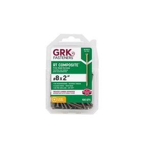 GRK Fasteners No. 8 in. X 2 in. L Star Trim Head W-Cut Trim Screws