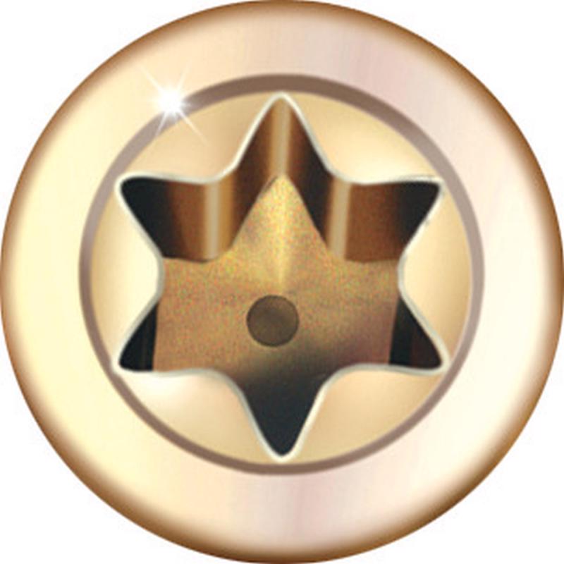 GRK Fasteners No. 8 in. X 2-1/2 in. L Star Trim Head W-Cut Trim Screws