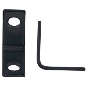 Hampton 1 in. H X 0.75 in. W X 1 in. D Black Steel Inside L Corner Brace, Pack of 25