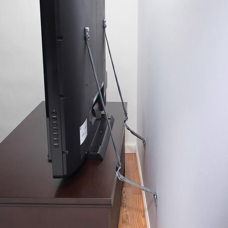 Safety 1st Black Nylon Furniture Strap 2 pk