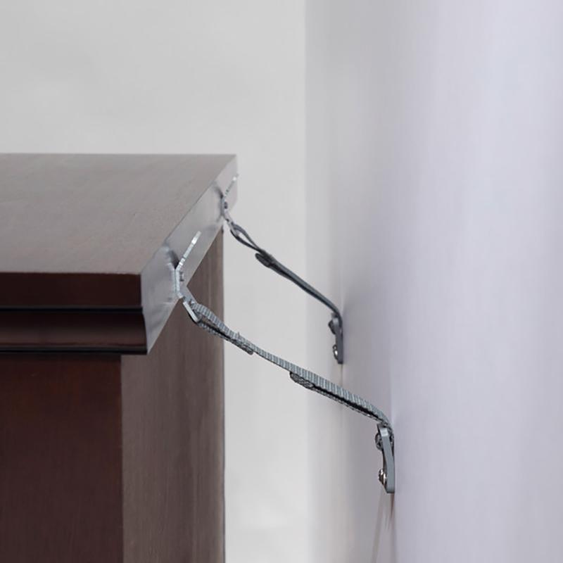 Safety 1st Black Nylon Furniture Strap 2 pk