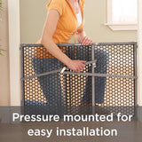 Safety 1st Gray 24 in. H X 28-42 in. W Wood Safety Gate