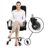 Slipstick 3 in. D Swivel Rubber Caster 500 lb 5 pk