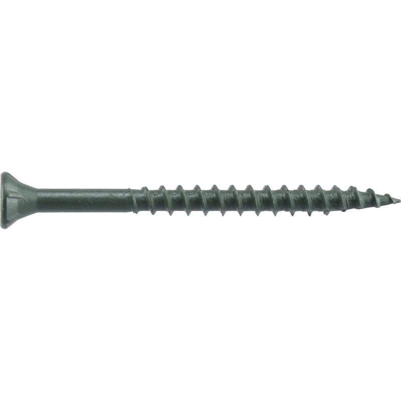 HILLMAN Deck Plus No. 10 in. X 3 in. L Green Star Flat Head Exterior Deck Screws 1 lb 40 pk
