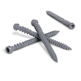 HILLMAN Deck Plus No. 10 in. X 2-1/2 in. L Gray Star Flat Head Composite Deck Screws 1 lb 75 pk