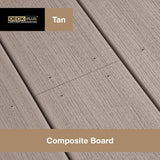 HILLMAN Deck Plus No. 10 Ga. X 2-1/2 in. L Tan Star Flat Head Composite Deck Screws 6 lb 375