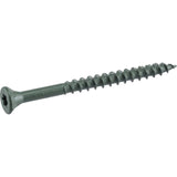 HILLMAN Deck Plus No. 8 Ga. X 1-1/4 in. L Green Star Flat Head Exterior Deck Screws 1 lb 186 pk