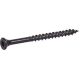 HILLMAN Deck Plus No. 10 Ga. X 2-1/2 in. L Black Star Flat Head Exterior Deck Screws 1 lb 73 pk
