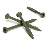 HILLMAN Deck Plus No. 8 Ga. X 1-5/8 in. L Green Star Flat Head Exterior Deck Screws 11 lb 1700 pk