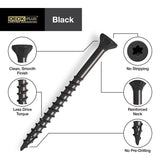 HILLMAN Deck Plus No. 8 Ga. X 1-5/8 in. L Black Star Flat Head Exterior Deck Screws 1 lb 147 pk