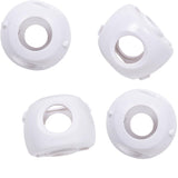 Safety 1st White Plastic Door Knob Covers 4 pk, Pack of 6