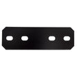 Hampton 9.5 in. H X 3 in. W X 1/8 in. D Black Steel Mending Plate, Pack of 10