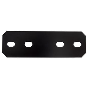 Hampton 9.5 in. H X 3 in. W X 1/8 in. D Black Steel Mending Plate, Pack of 10