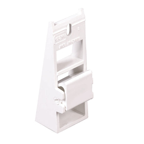 Amerimax 11 in. H X 8 in. W X 7 in. L White Vinyl Fascia Fixer, Pack of 50