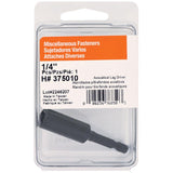 HILLMAN 1/4 in. X 1/4 in. L Hex Zinc-Plated Steel Lag Screw 1 pk