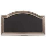 HILLMAN Distinctions Brushed Nickel Die-Cast Zinc Rectangle Address Plate, Pack of 3