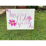 HILLMAN English White Blank Sign 20 in. H X 24 in. W, Pack of 6