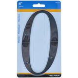 HILLMAN 6 in. Black Plastic Nail-On Number 0 1 pc, Pack of 3