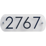 HILLMAN White Plastic Rectangle Modern Address Kit, Pack of 3