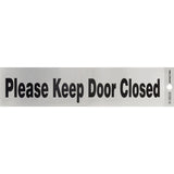 HILLMAN English Silver Informational Sign 2 in. H X 8 in. W, Pack of 6