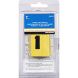 HILLMAN 1 in. Card Stock Block Letter & Number Stencil Pack 1 Inch Stencil Set 47 pk, Pack of 5