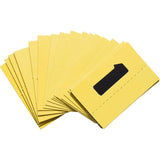 HILLMAN 1 in. Card Stock Block Letter & Number Stencil Pack 1 Inch Stencil Set 47 pk, Pack of 5