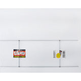 HILLMAN English White Blank Sign 14 in. H X 18 in. W, Pack of 6