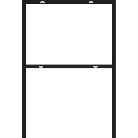 HILLMAN English Black Blank Sign Frame 24 in. H X 18 in. W