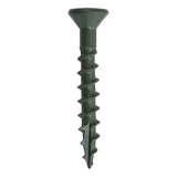 Grip-Rite PrimeGuard Plus No. 8 wire X 1-5/8 in. L Green Star Bugle Head Exterior Deck Screws 1 lb 1, Pack of 12