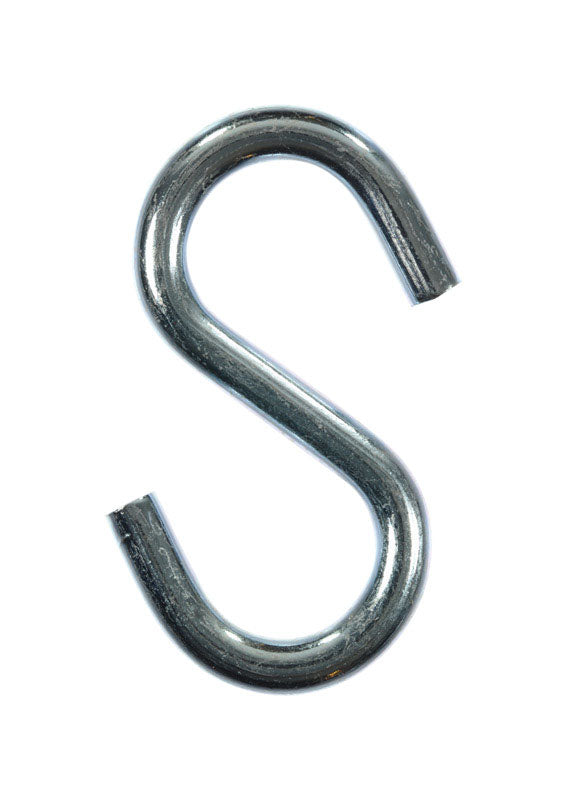 Ace Small Zinc-Plated Silver Steel 3-1/4 in. L S-Hook 240 lb 2 pk, Pack of 5