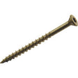 Grip-Rite PrimeGuard Plus No. 9 wire X 2 in. L Gold Star Flat Head Deck Screws 5 lb, Pack of 4
